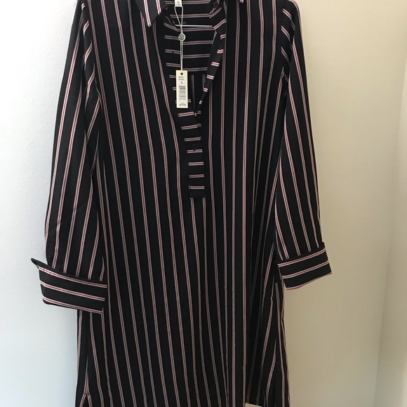 Max Studio Dresses & Skirts - *NWT* Beautiful striped Elegant Shirt Dress